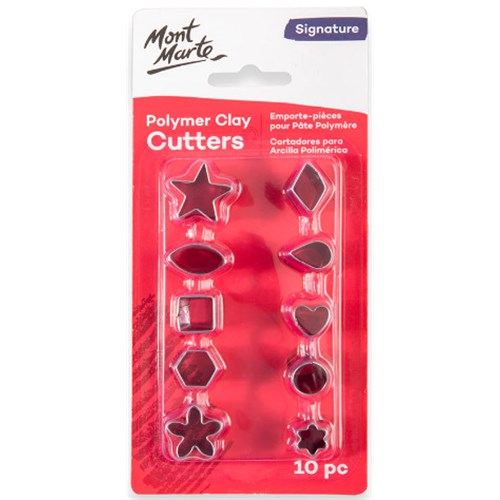 Polymer Clay Cutters 10pc